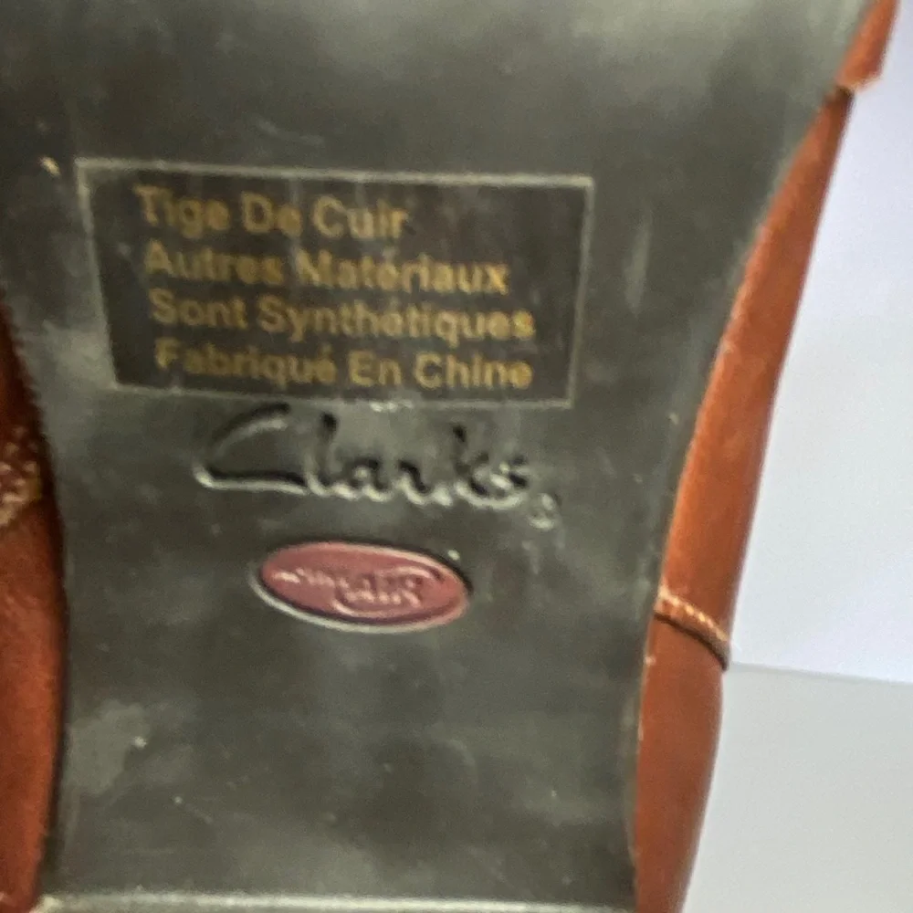 Clarks | Brown Leather Knee-High Boots - Picture 3 of 6